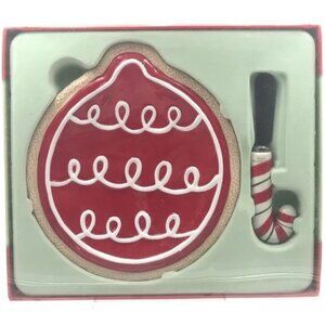 Fitz and Floyd Holiday Snack Plate and Spreader